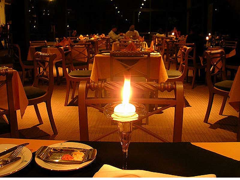 Hunnas Falls Hotel Kandy Dinner arrangement
